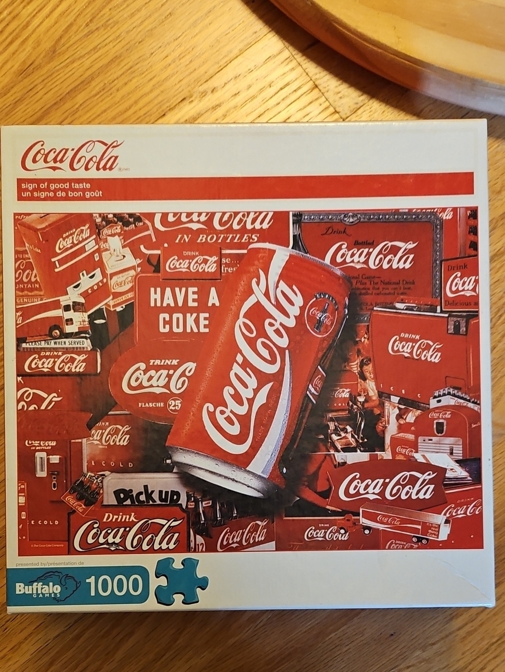 Coca Cola Vintage Red Collage 1000-Piece Puzzle